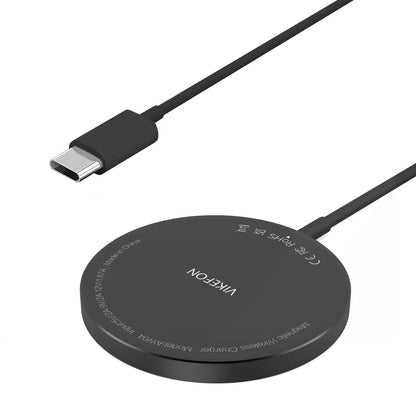 VIKEFON 30W Magnetic Wireless Charger PD Type C USB Fast Charging Station Pad for Iphone 16 15 14 13 12 Pro Max Airpods Earphone