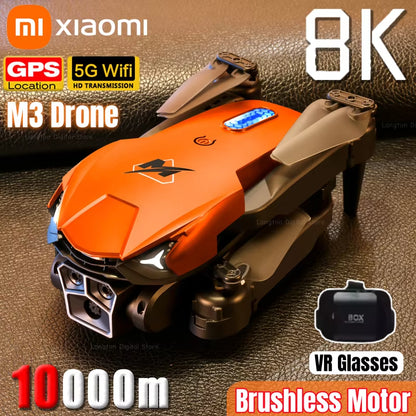 Xiaomi M3 PRO Drone 8K Triple Camera Professional HD Aerial Photography Obstacle Avoidance Brushless Motor 1-Key Return Drone