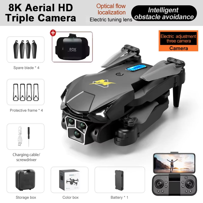 Xiaomi M3 PRO Drone 8K Triple Camera Professional HD Aerial Photography Obstacle Avoidance Brushless Motor 1-Key Return Drone