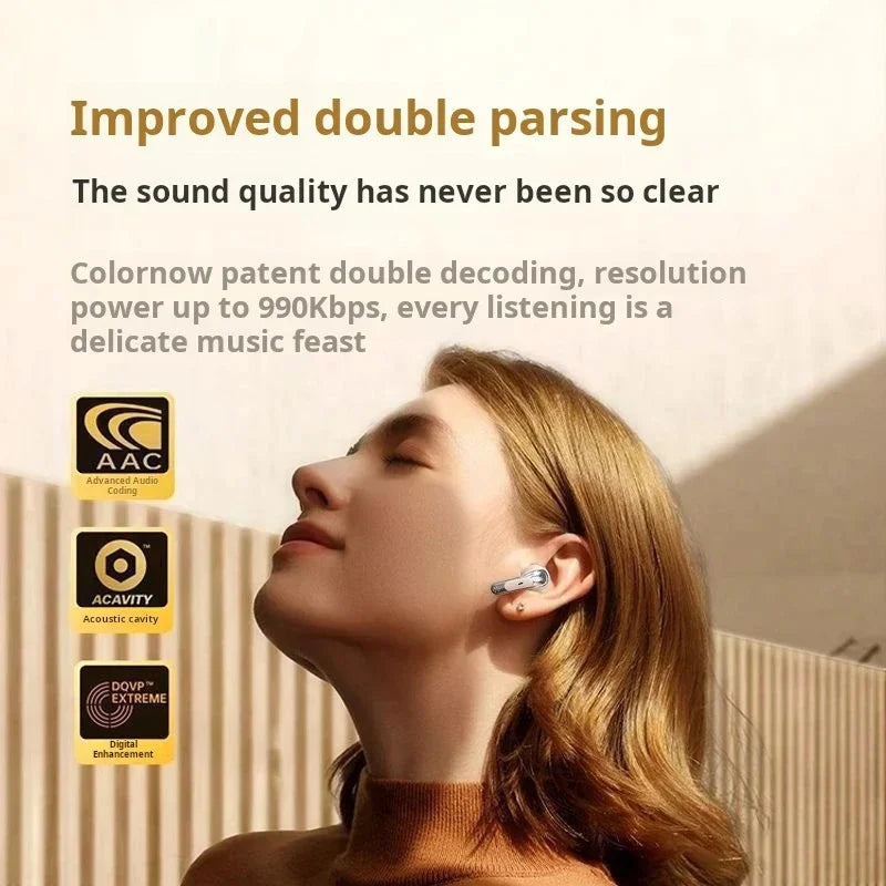 Original SOY NE Bluetooth Earphones TWS HIFI Mic Headset Wireless Earbuds Sports Headphones LED Display Gaming Accessories