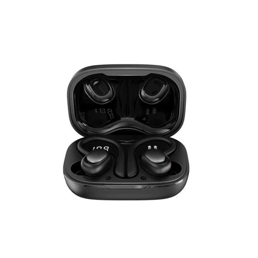 Open-Ear Headphones with Stable Comfort & Hi-Res Sound Pure Bass Bluetooth Earbuds OWS Wireless Headphones for Sports