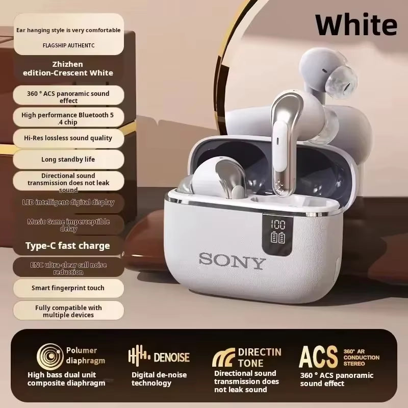 Original SOY NE Bluetooth Earphones TWS HIFI Mic Headset Wireless Earbuds Sports Headphones LED Display Gaming Accessories