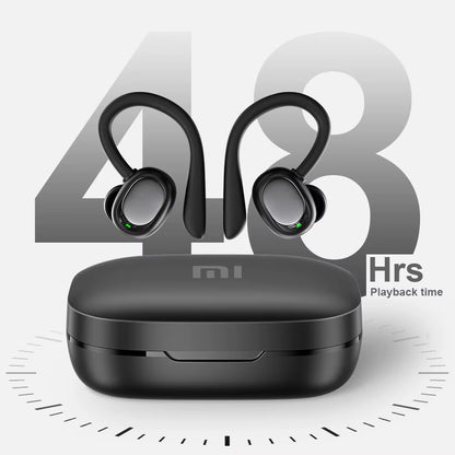 Open-Ear Headphones with Stable Comfort & Hi-Res Sound Pure Bass Bluetooth Earbuds OWS Wireless Headphones for Sports