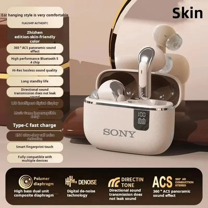 Original SOY NE Bluetooth Earphones TWS HIFI Mic Headset Wireless Earbuds Sports Headphones LED Display Gaming Accessories