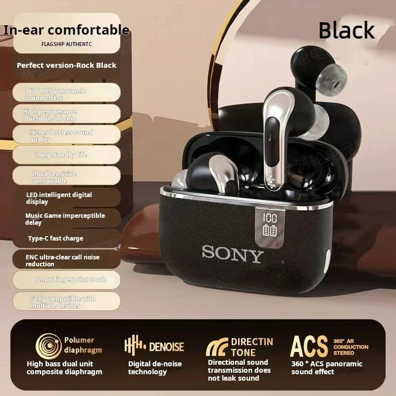 Original SOY NE Bluetooth Earphones TWS HIFI Mic Headset Wireless Earbuds Sports Headphones LED Display Gaming Accessories