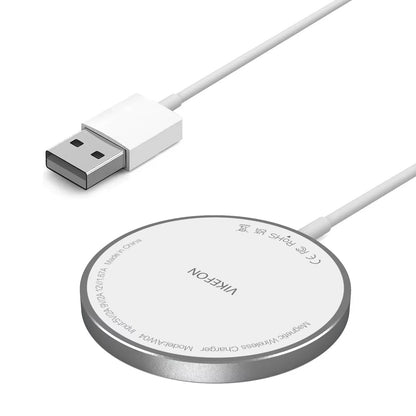 VIKEFON 30W Magnetic Wireless Charger PD Type C USB Fast Charging Station Pad for Iphone 16 15 14 13 12 Pro Max Airpods Earphone