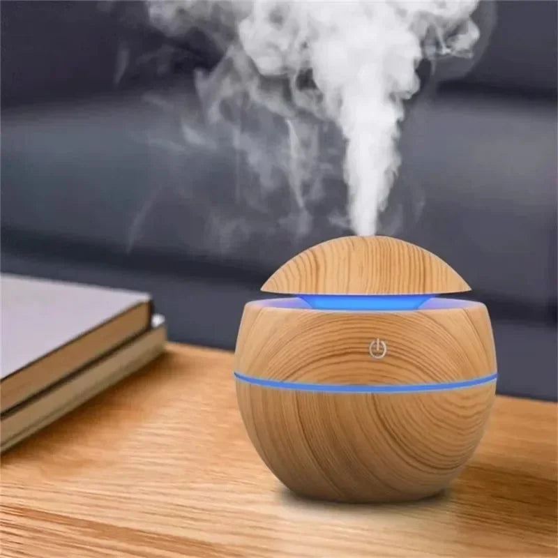 Mini Portable Air Humidifier USB Rechargeable Essential Oil Diffuser Bottle Free Adjustable Quiet for Bedroom Office Car