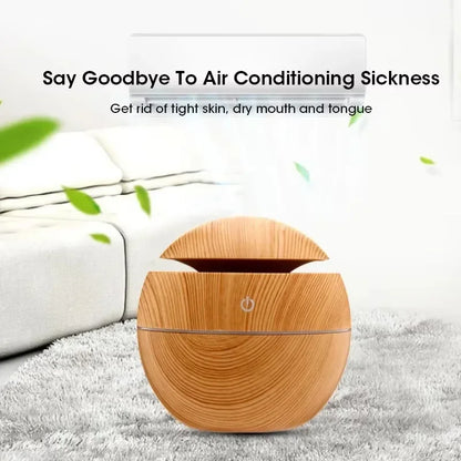 Mini Portable Air Humidifier USB Rechargeable Essential Oil Diffuser Bottle Free Adjustable Quiet for Bedroom Office Car