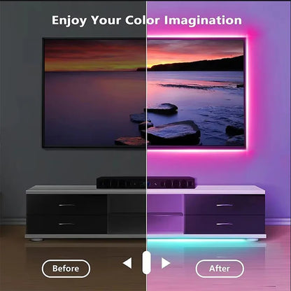 Tape Bluetooth USB LED Strip Light SMD5050 5V RGB Lights Flexible LED Lamp Tape Ribbon RGB Self-Adhesive TV Desktop Diode